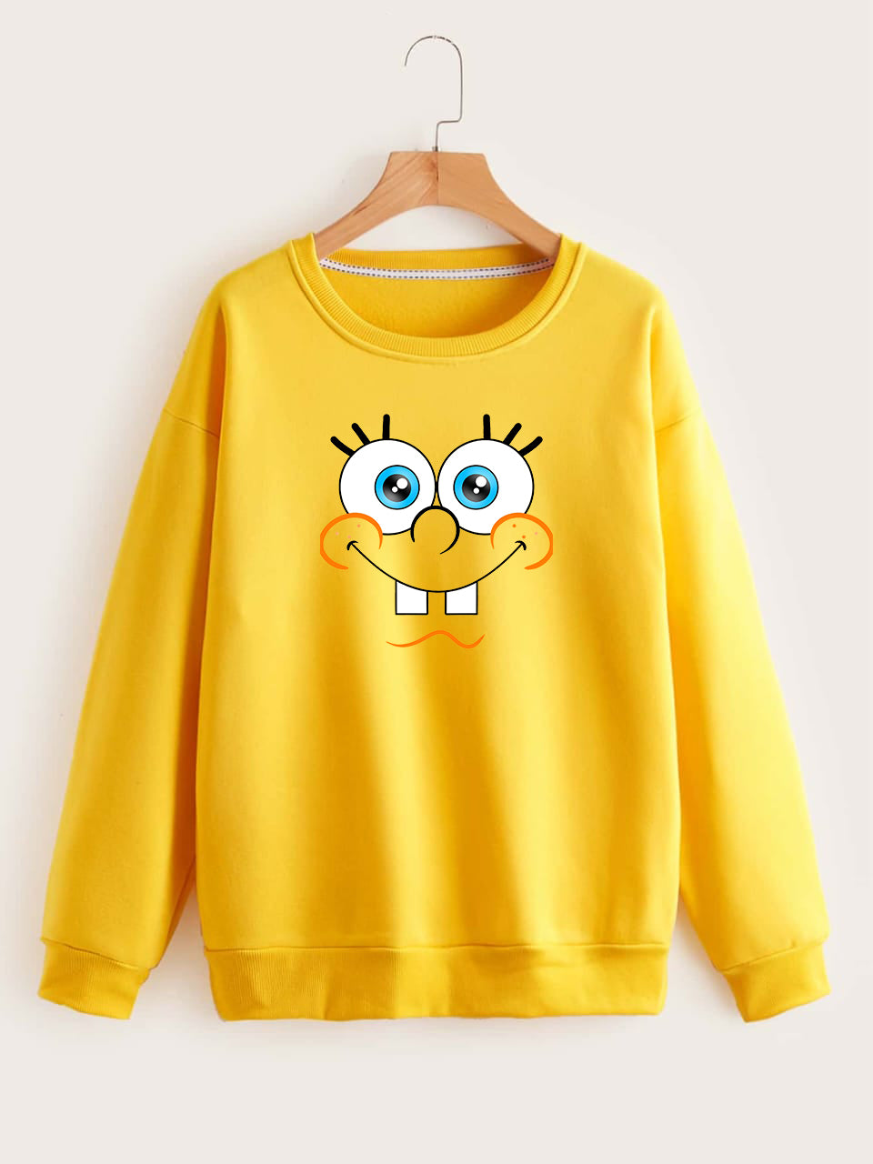 YELLOW SPONGEBOB SWEATSHIRT