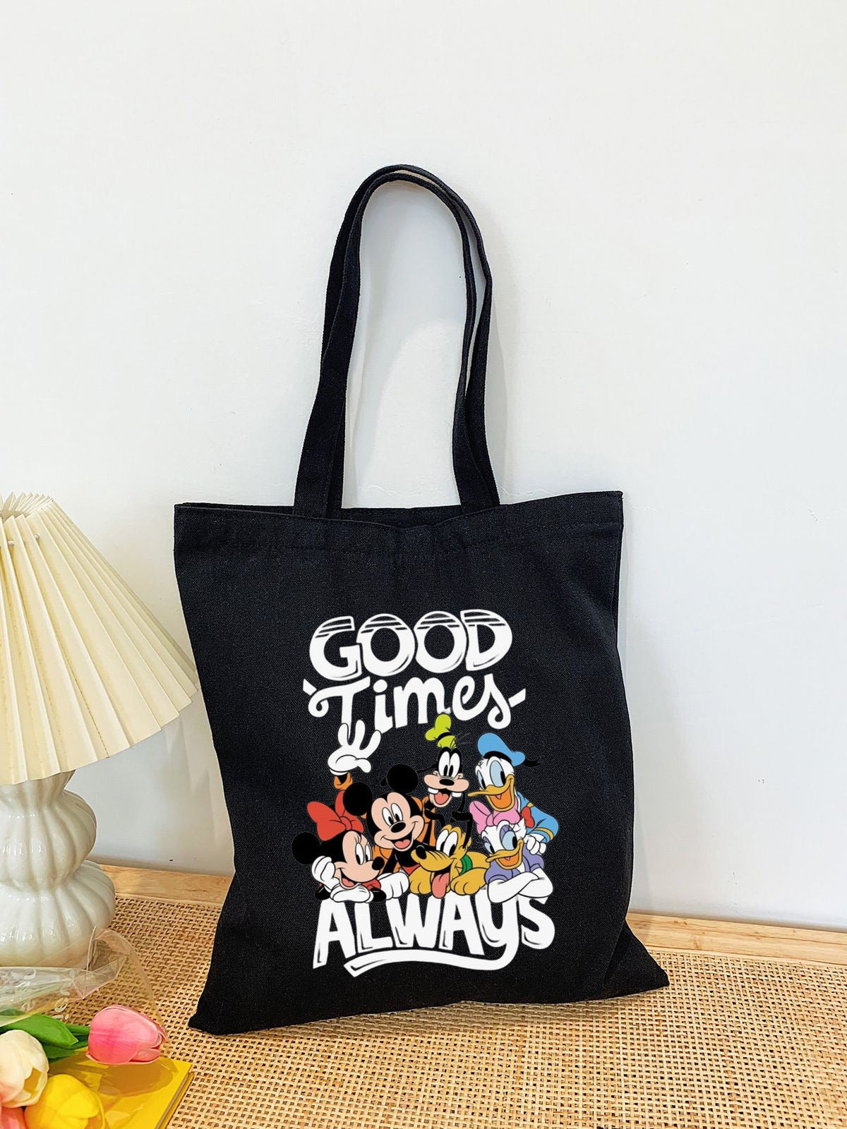 GOOD TIMES TOTE BAG BLACK