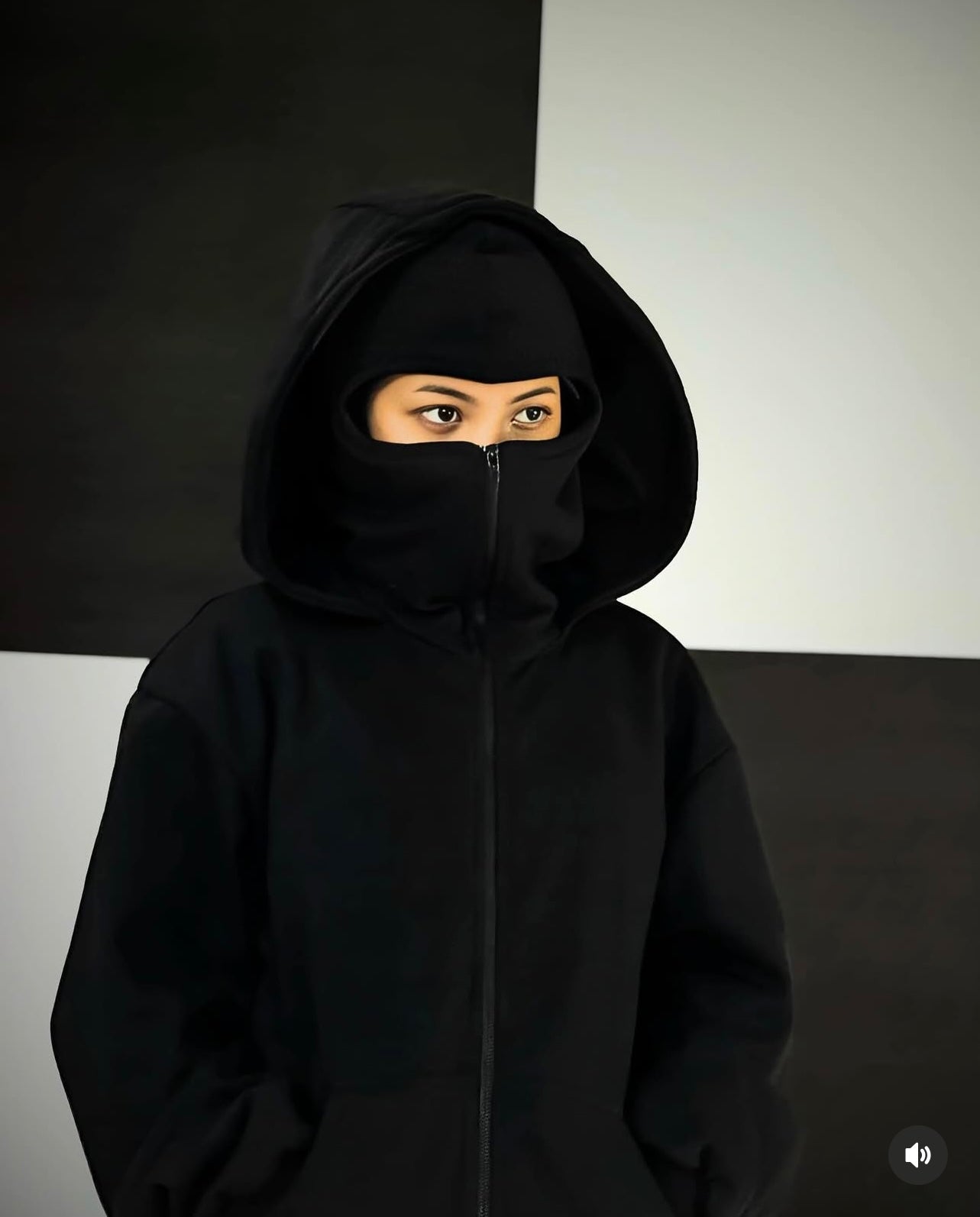 Balaclava Ninja Zipper Hoodie – madysclothing - Main Image