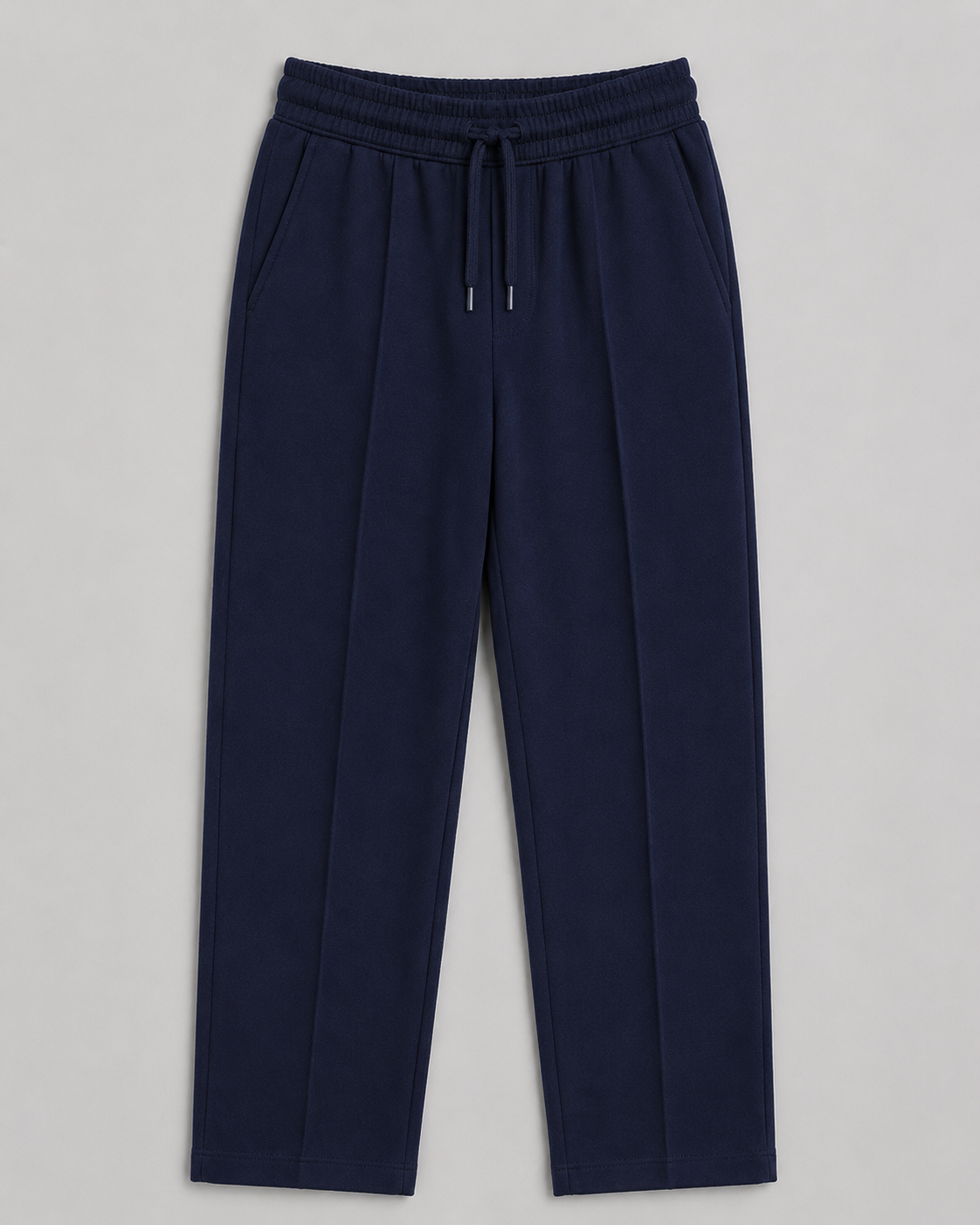 Pack Of Two Straight Fit Terry Trousers Navy - Brown