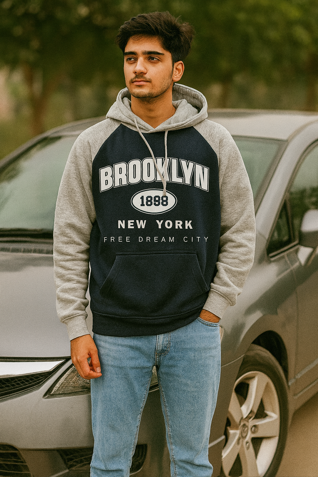 Brooklyn Raglan Hoodie