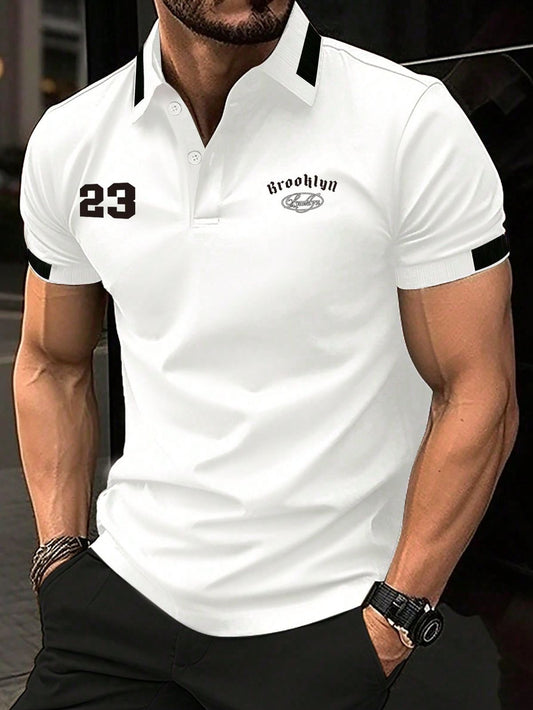Manfinity Homme Polo Shirt Brooklyn In White