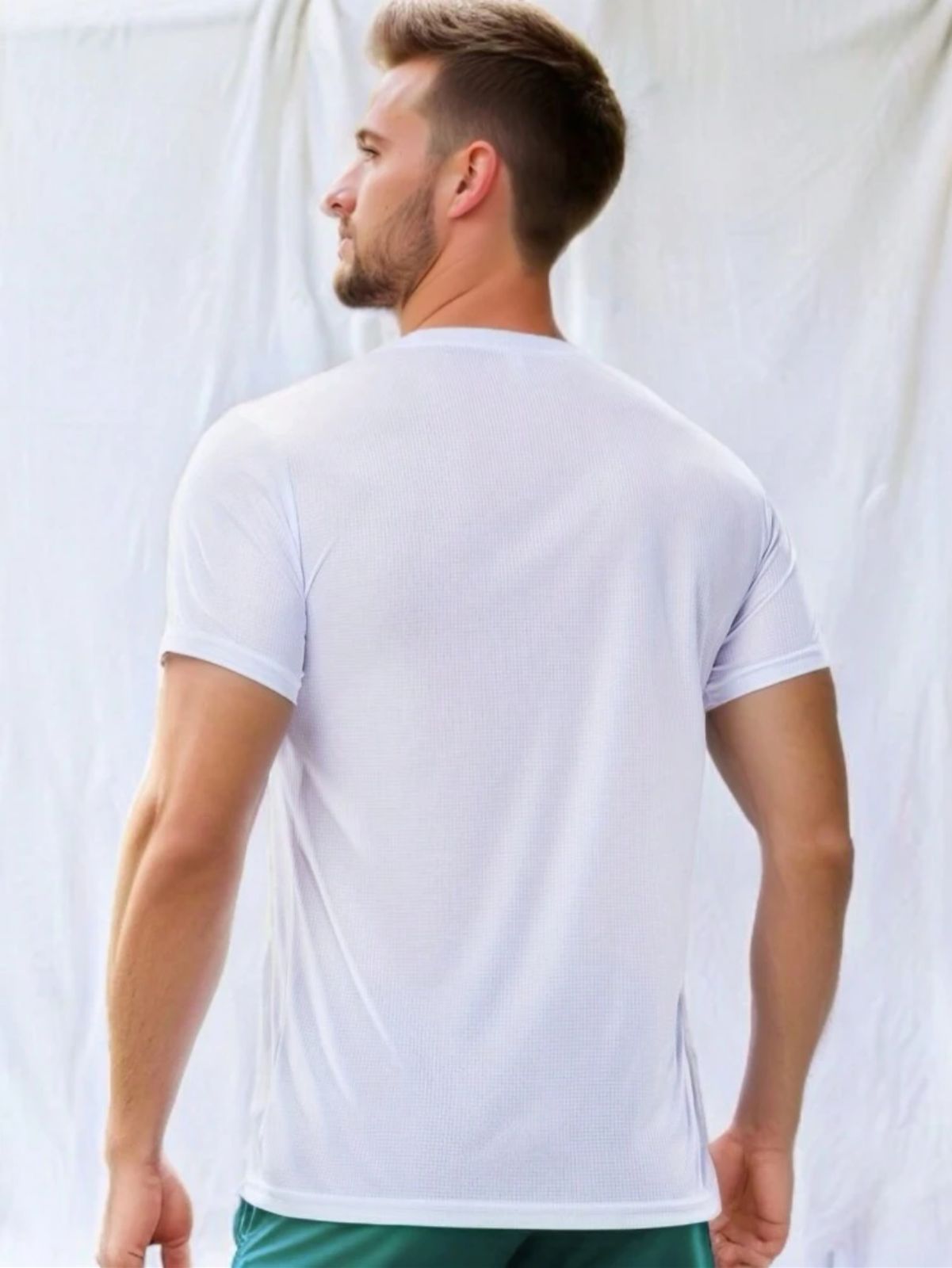 Dry Fit X Tshirt White