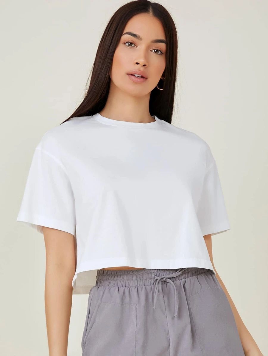 BASIC WHITE CROPTOP