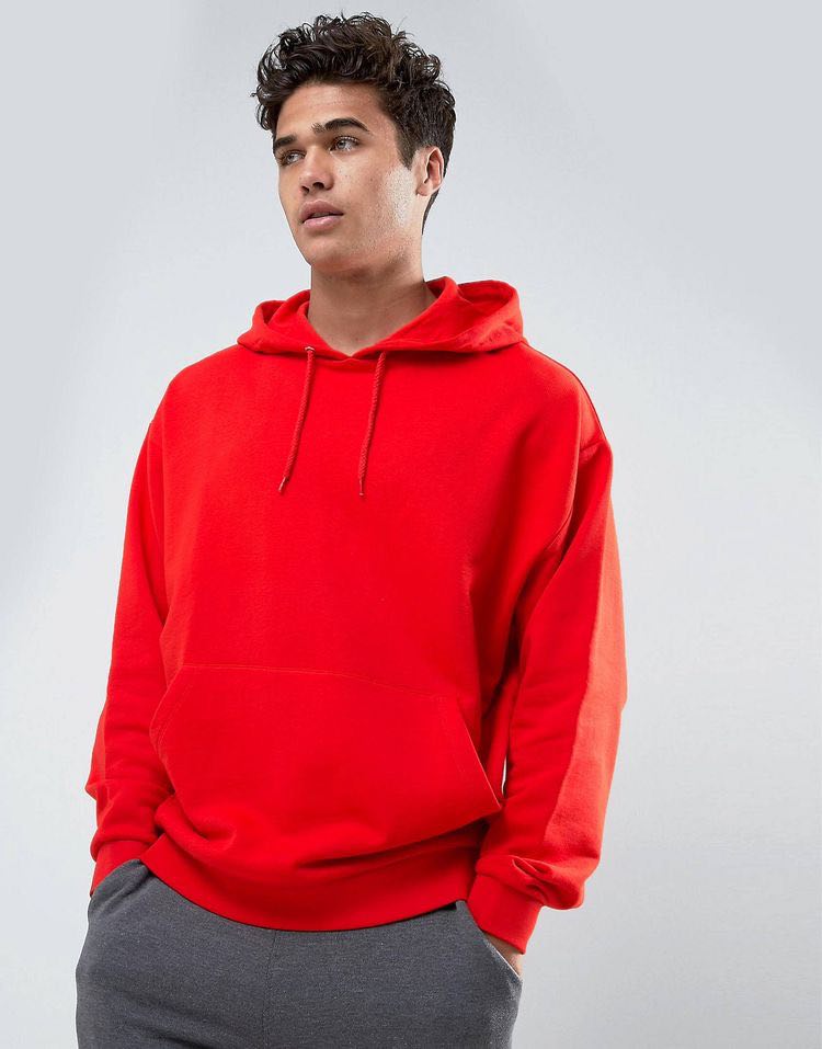 BASIC RED HOODIE