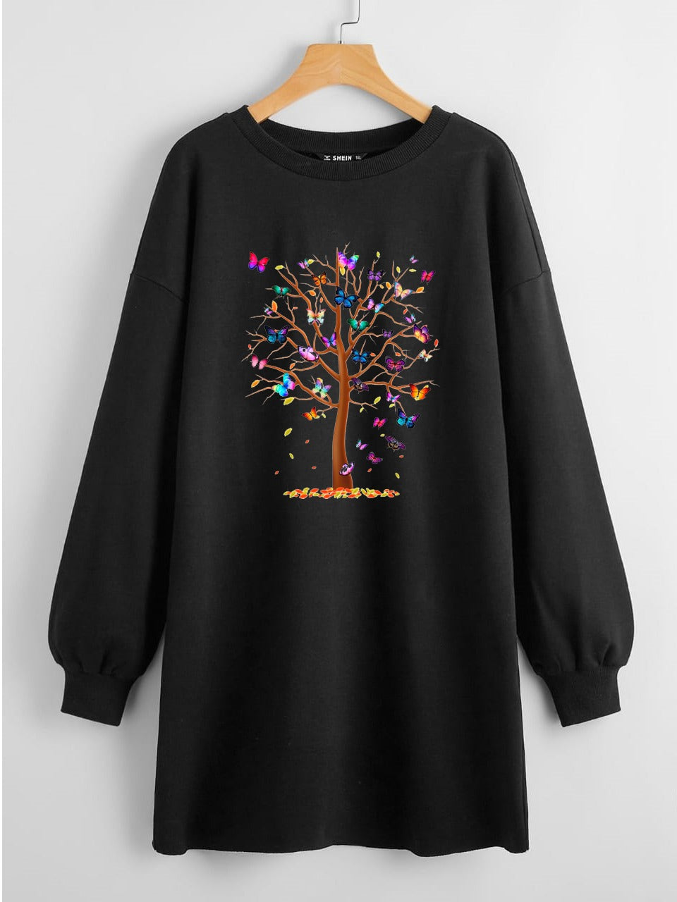 LONG LENGTH SWEATSHIRT BIG TREE