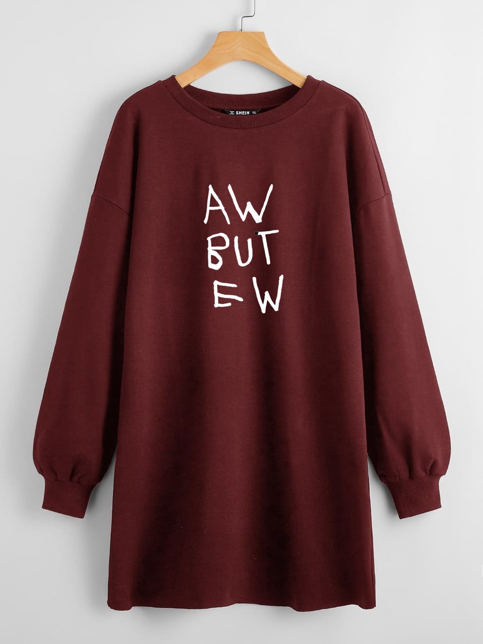 LONG LENGTH SWEATSHIRT AW BUT EW