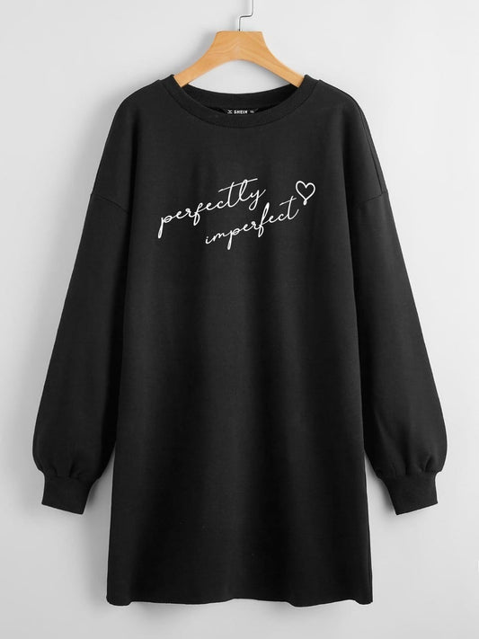 LONG LENGTH SWEATSHIRT PERFECTLY IMPERFECT
