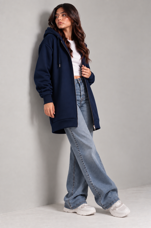 LONG LENGTH ZIPPER NAVY