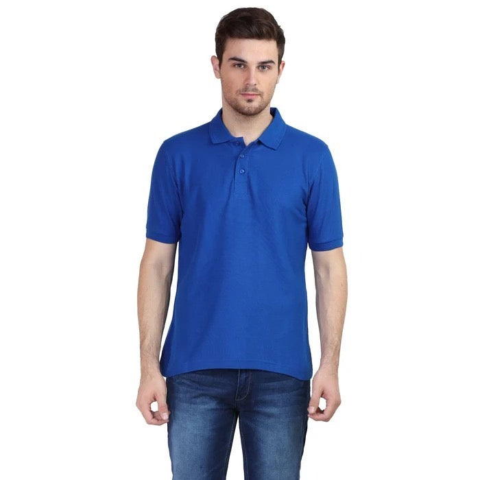 BASIC ROYAL BLUE POLO SHIRT