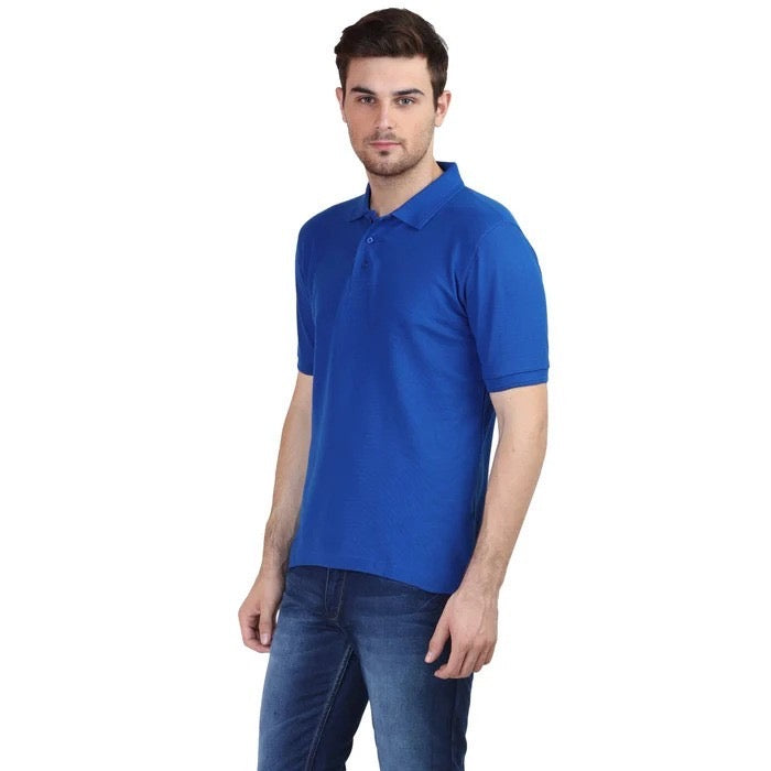 BASIC ROYAL BLUE POLO SHIRT