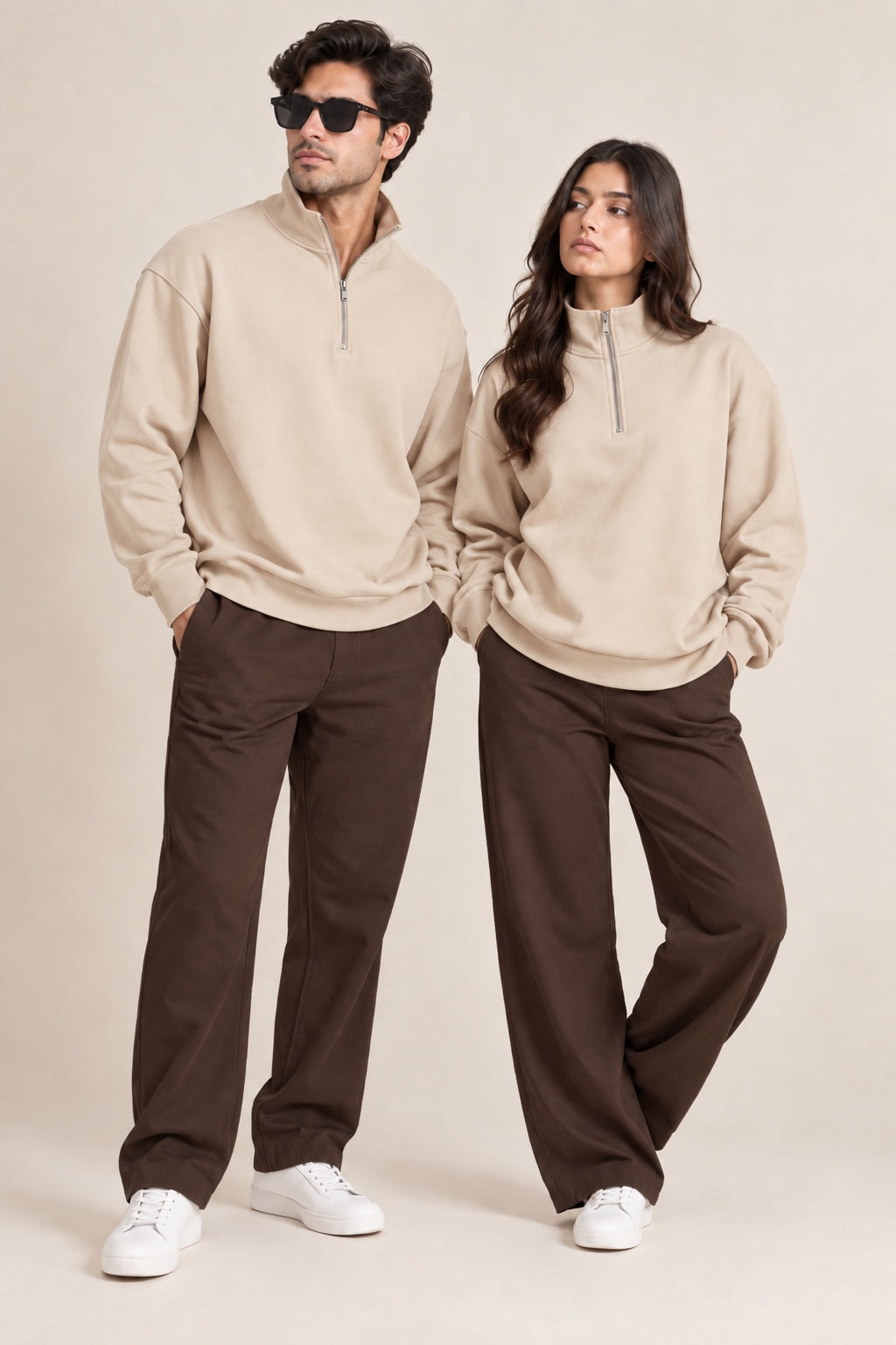 Quarter Zip Sweatshirt Skin