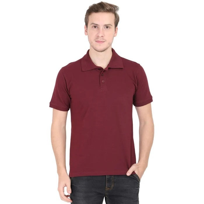 BASIC MAROON POLO SHIRT