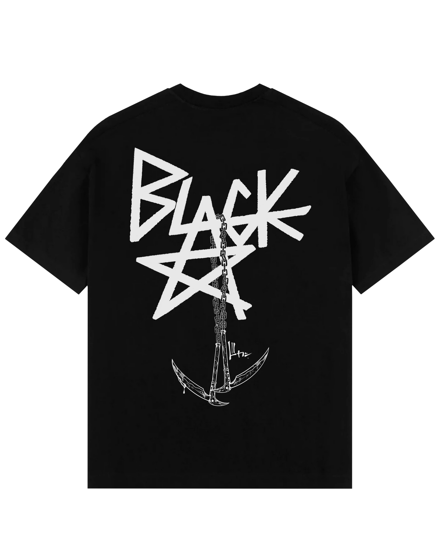 Black Start Chain Oversize Tshirt