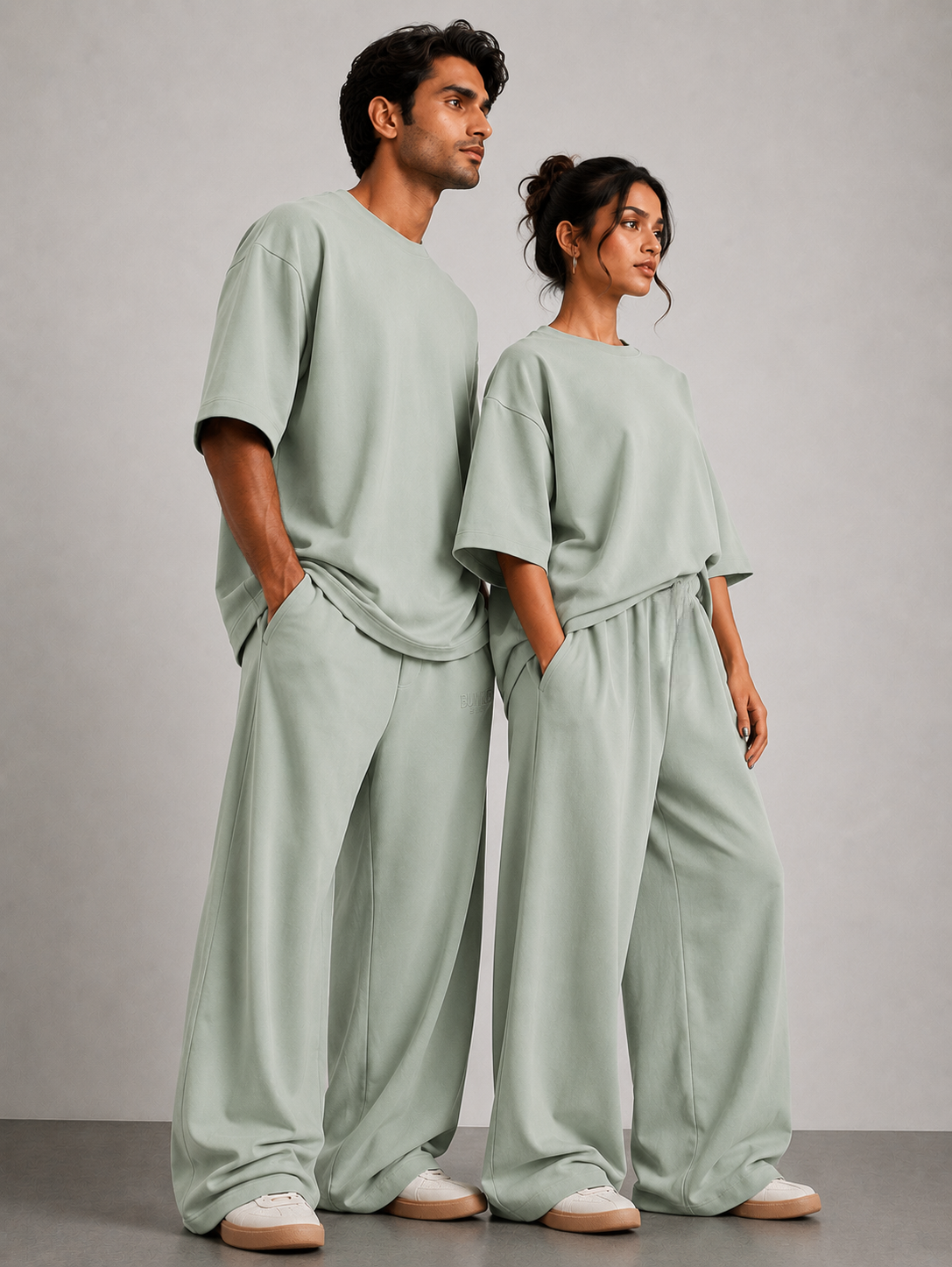 Loose Fit Co-ord Set - Mint Green