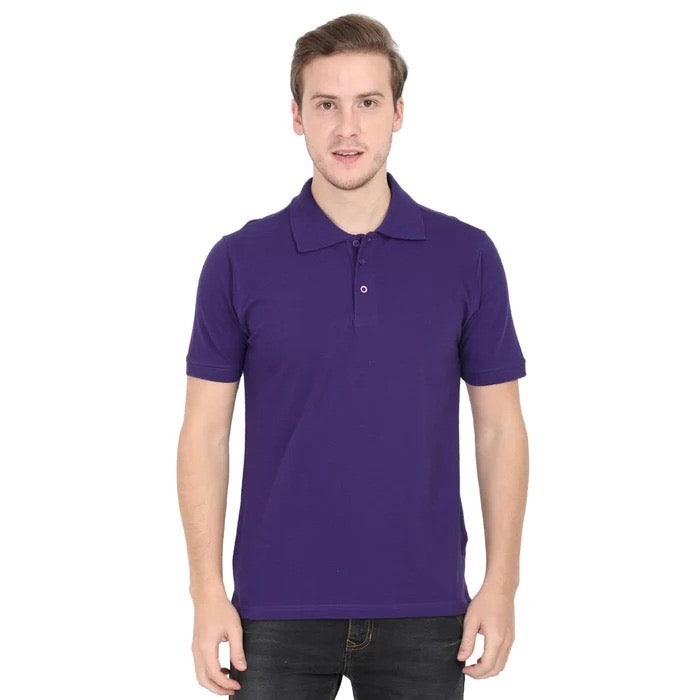 BASIC PURPLE POLO SHIRT