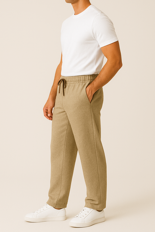 BEIGE SWEATPANTS