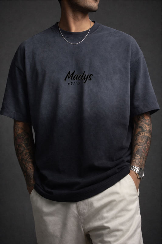 Stonewash Gradient T-Shirt Black