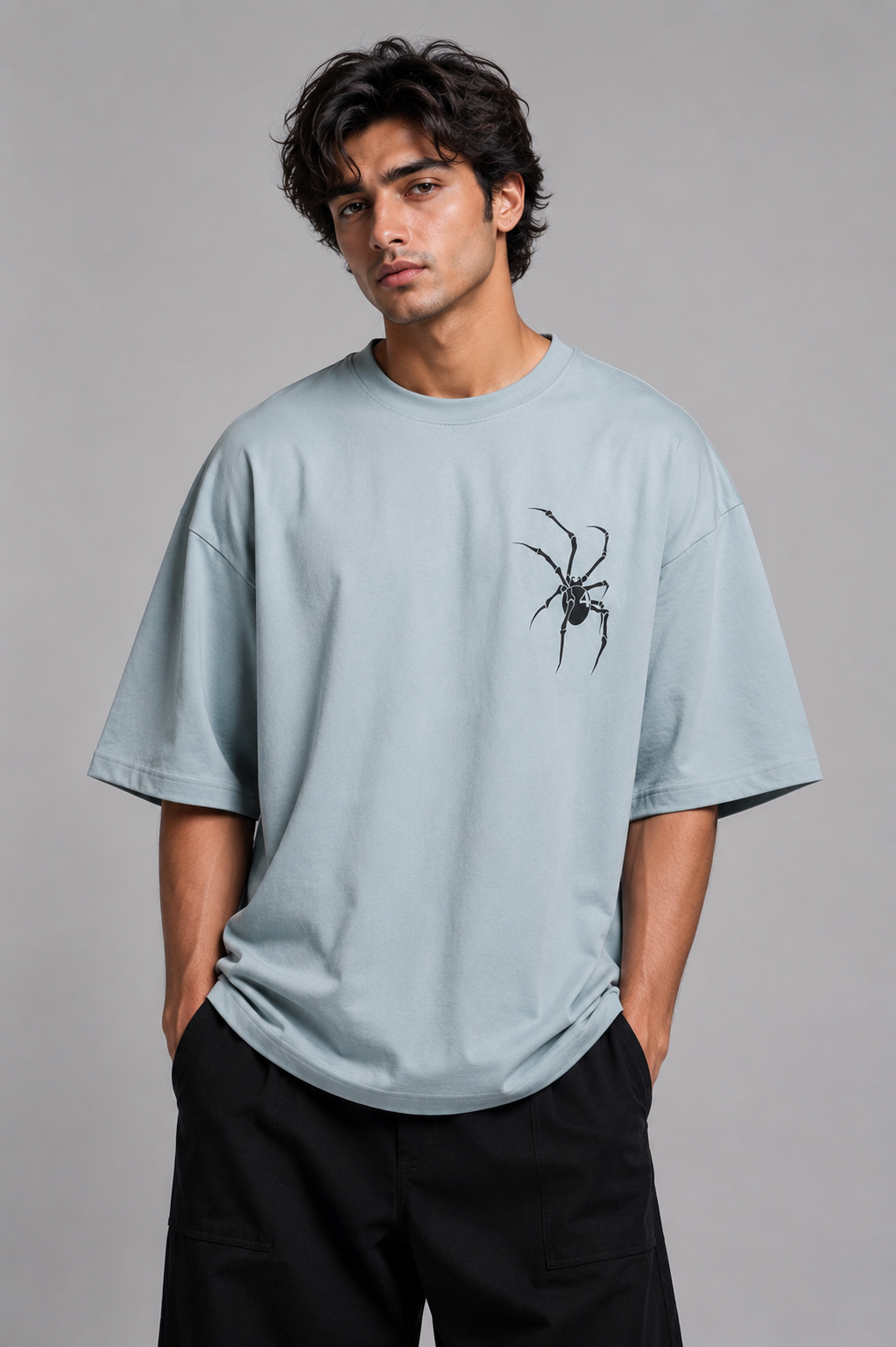 Spidey 04 Oversize Tshirt Blue