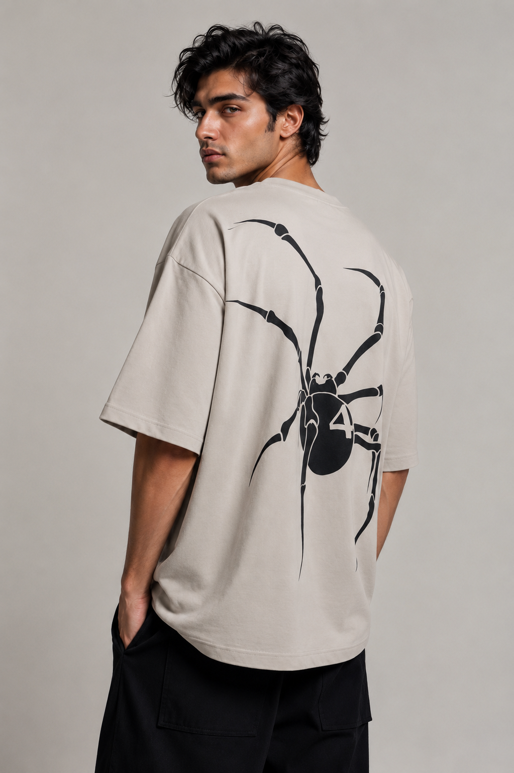 Spidey 04 Oversize Tshirt Grey