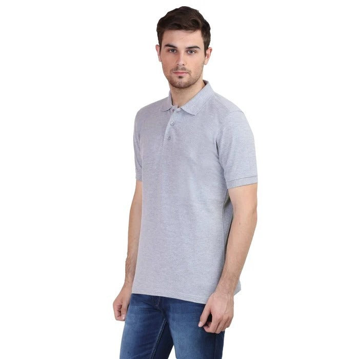 BASIC GREY POLO SHIRT