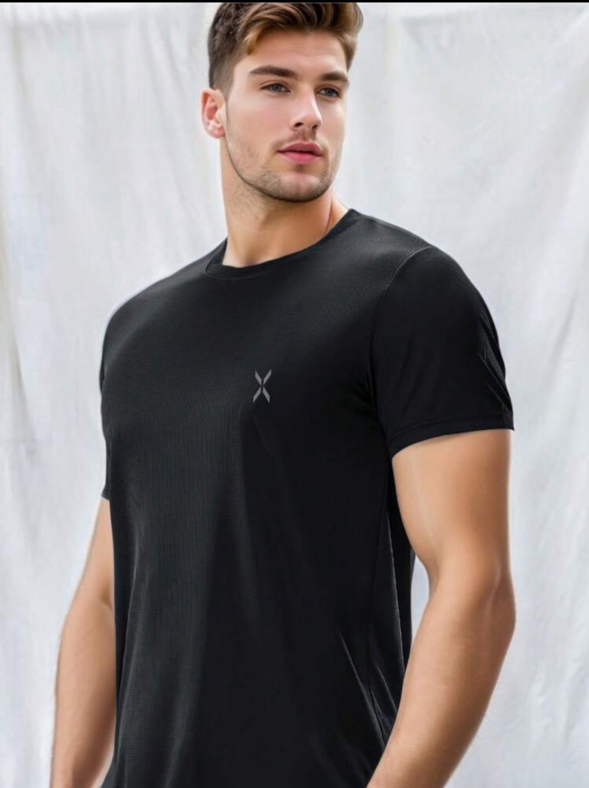 Dry Fit X Tshirt Black – madysclothing