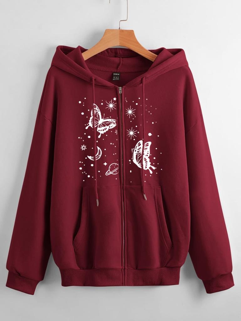 Girls sales zippered hoodies