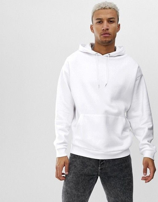 BASIC WHITE HOODIE